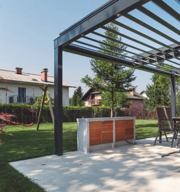 pérgola bioclimática para casa