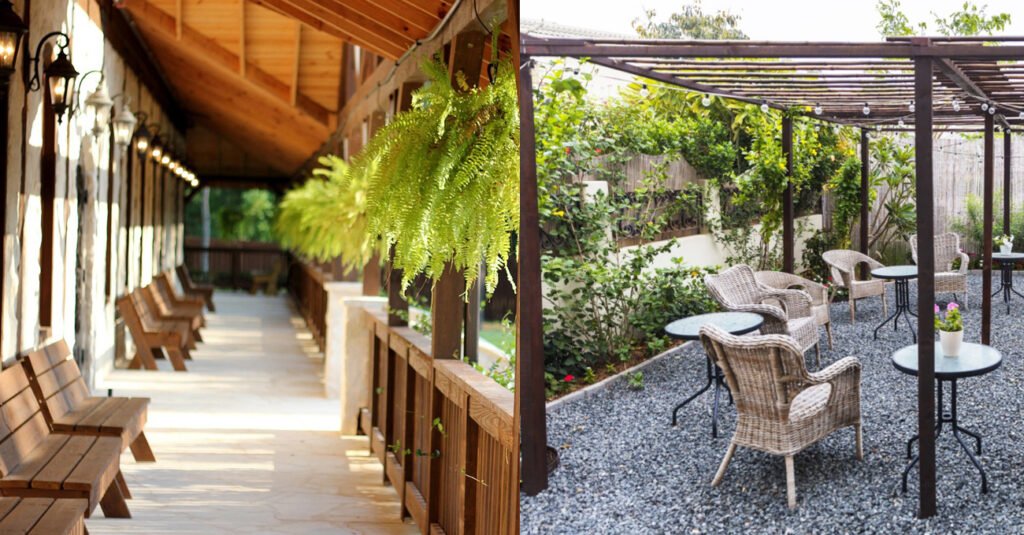 qué diferencia hay entre porche y pérgola